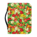 Vegan Pattern Print Leather Bible Cover