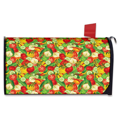 Vegan Pattern Print Mailbox Cover