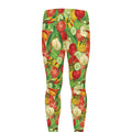Vegan Pattern Print Men's Leggings