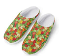 Vegan Pattern Print Mesh Casual Shoes