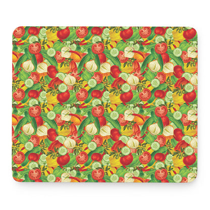 Vegan Pattern Print Mouse Pad