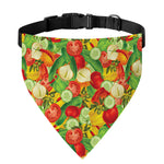 Vegan Pattern Print Over The Collar Dog Bandana