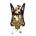 Vegan Pattern Print Pet Carrier Backpack