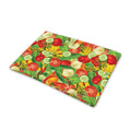 Vegan Pattern Print Pet Cooling Mat Cover