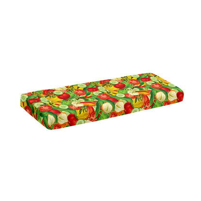 Vegan Pattern Print Piano Keyboard Cover