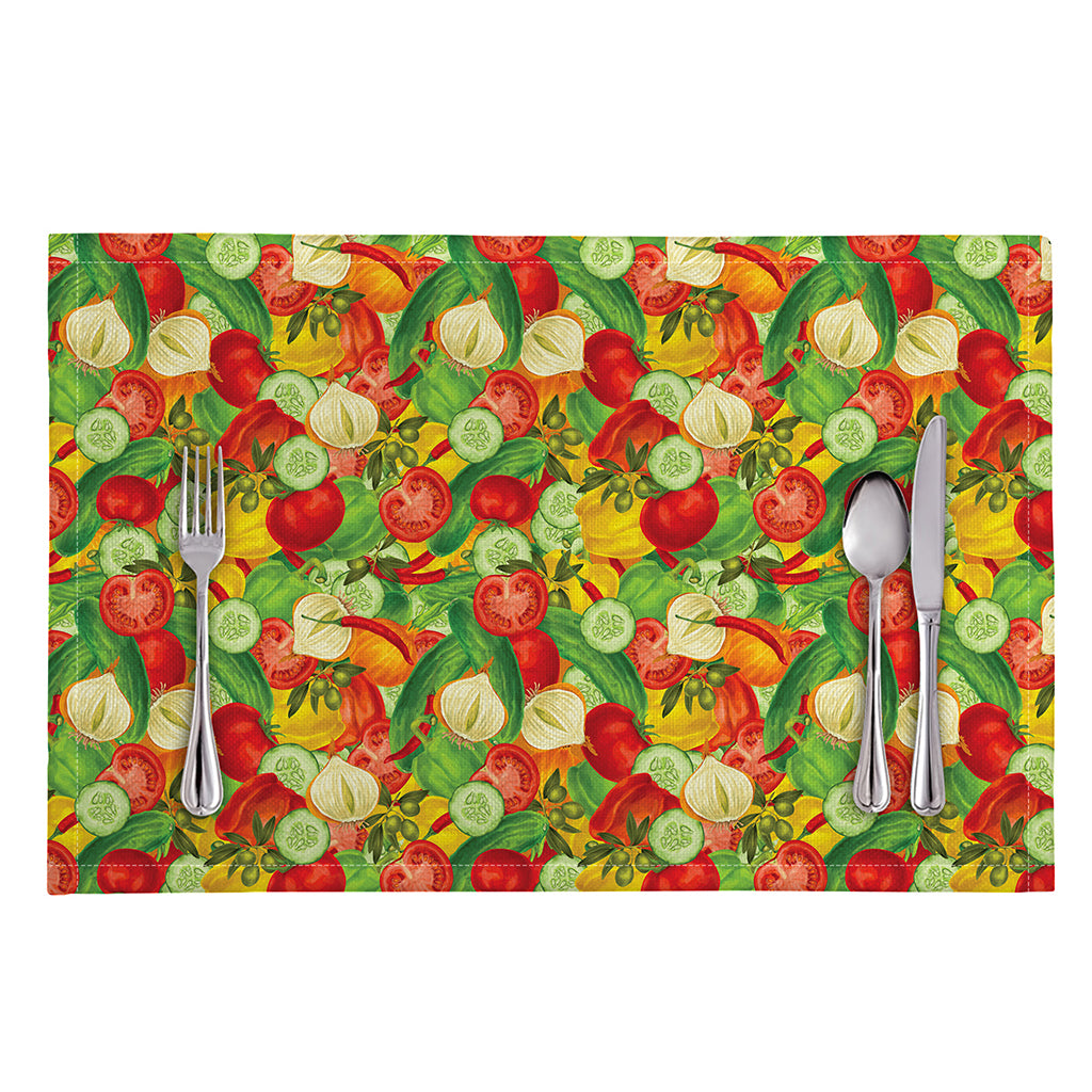 Vegan Pattern Print Placemat