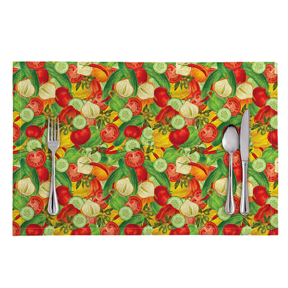Vegan Pattern Print Placemat