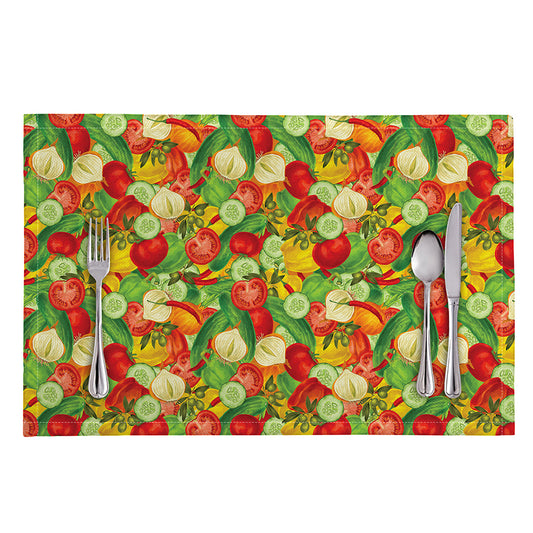 Vegan Pattern Print Placemat