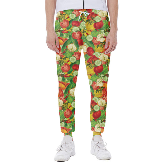 Vegan Pattern Print Scuba Joggers
