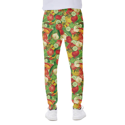 Vegan Pattern Print Scuba Joggers