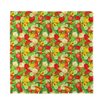 Vegan Pattern Print Silk Bandana