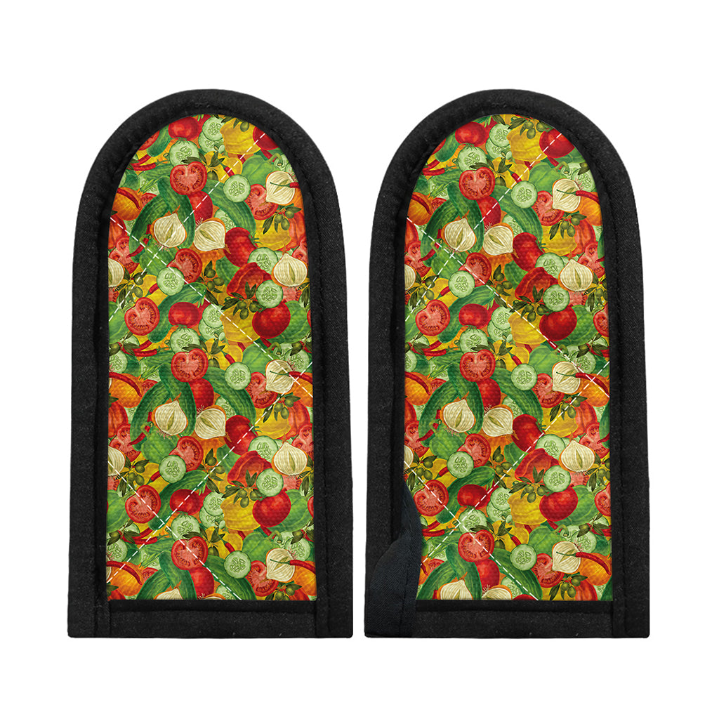 Vegan Pattern Print Skillet Handle Cover