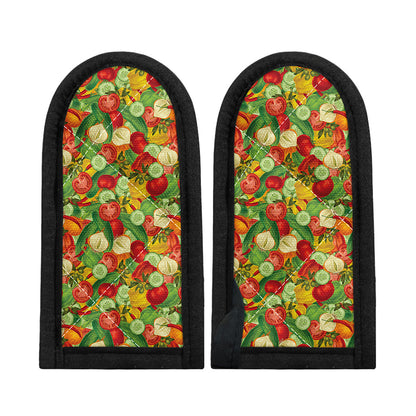 Vegan Pattern Print Skillet Handle Cover