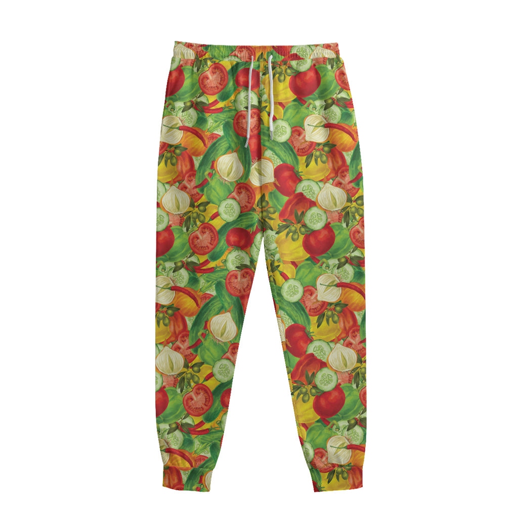 Vegan Pattern Print Sweatpants