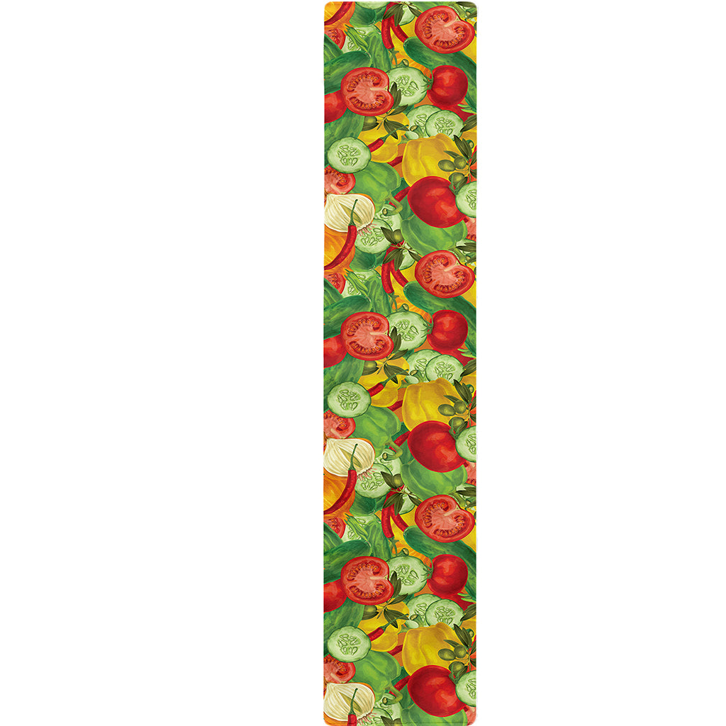 Vegan Pattern Print Table Runner