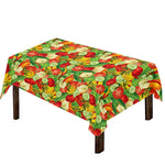 Vegan Pattern Print Tablecloth