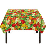 Vegan Pattern Print Tablecloth