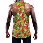 Vegan Pattern Print Training Tank Top