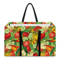 Vegan Pattern Print Utility Tote Bag