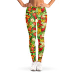 Vegan Pattern Print Women's Leggings