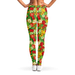 Vegan Pattern Print Women's Leggings