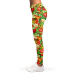 Vegan Pattern Print Women's Leggings