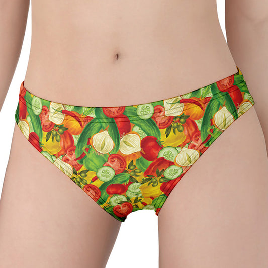 Vegan Pattern Print Women's Panties