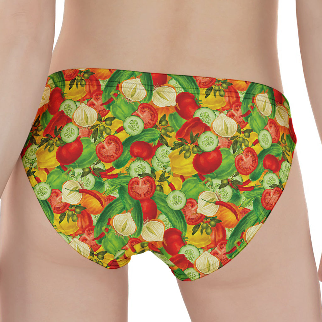 Vegan Pattern Print Women's Panties