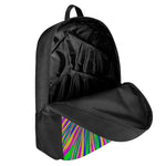 Vibrant Psychedelic Optical Illusion 17 Inch Backpack
