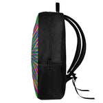 Vibrant Psychedelic Optical Illusion 17 Inch Backpack