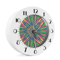 Vibrant Psychedelic Optical Illusion Alarm Clock