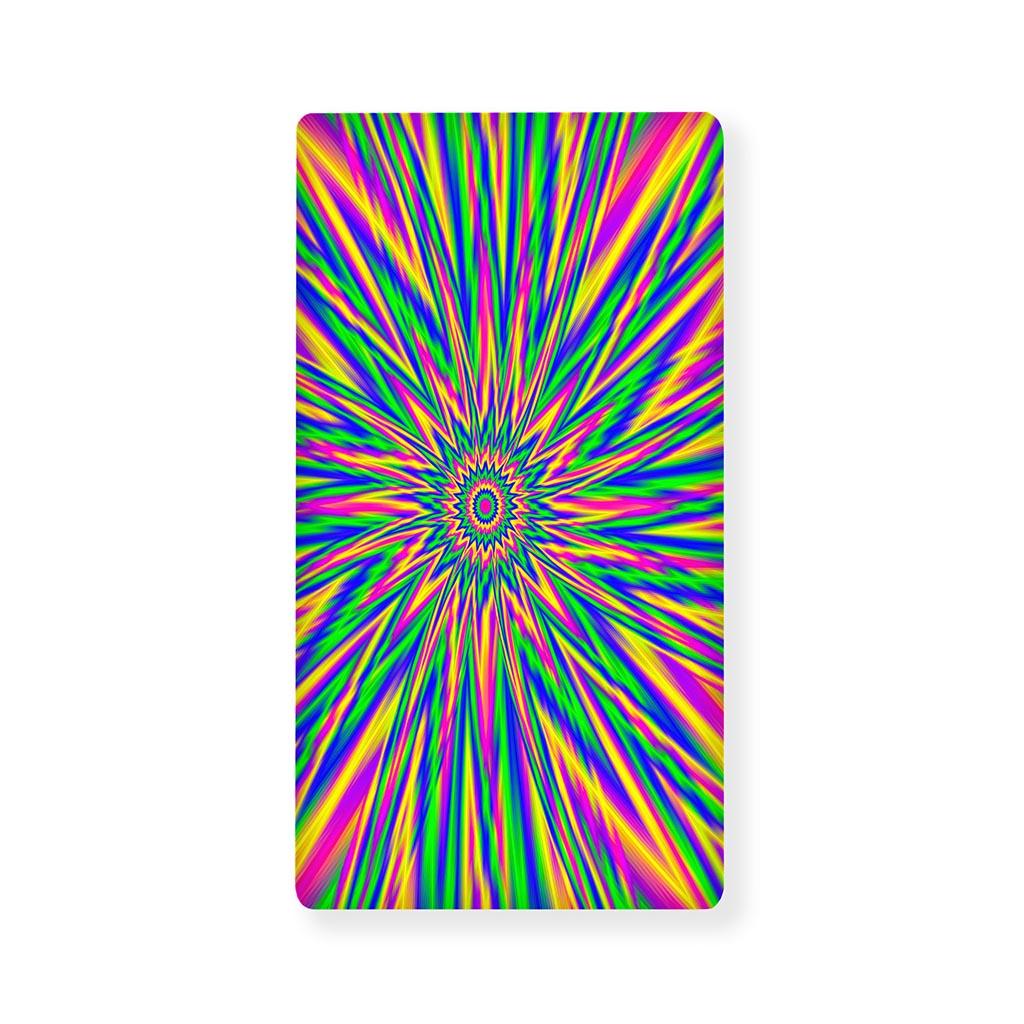 Vibrant Psychedelic Optical Illusion Baby Crib Sheet