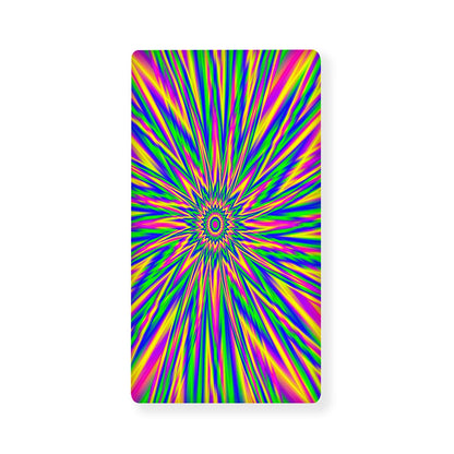 Vibrant Psychedelic Optical Illusion Baby Crib Sheet