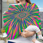 Vibrant Psychedelic Optical Illusion Baby Seat Cover