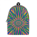 Vibrant Psychedelic Optical Illusion Backpack