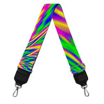 Vibrant Psychedelic Optical Illusion Bag Strap