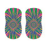 Vibrant Psychedelic Optical Illusion Bar Stool Covers