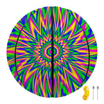 Vibrant Psychedelic Optical Illusion Basketball