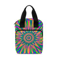 Vibrant Psychedelic Optical Illusion Bible Tote Bag