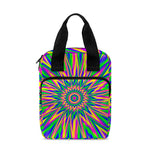Vibrant Psychedelic Optical Illusion Bible Tote Bag