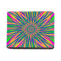 Vibrant Psychedelic Optical Illusion Bifold Wallet