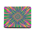 Vibrant Psychedelic Optical Illusion Bifold Wallet
