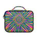 Vibrant Psychedelic Optical Illusion Briefcase Bible Bag