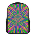 Vibrant Psychedelic Optical Illusion Casual Backpack