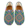 Vibrant Psychedelic Optical Illusion Casual Shoes