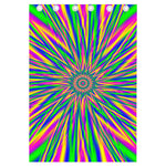 Vibrant Psychedelic Optical Illusion Curtain