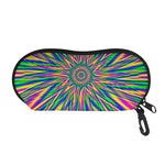 Vibrant Psychedelic Optical Illusion Glasses Case
