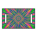 Vibrant Psychedelic Optical Illusion Golf Cart Seat Cover