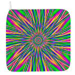 Vibrant Psychedelic Optical Illusion Hand Towel