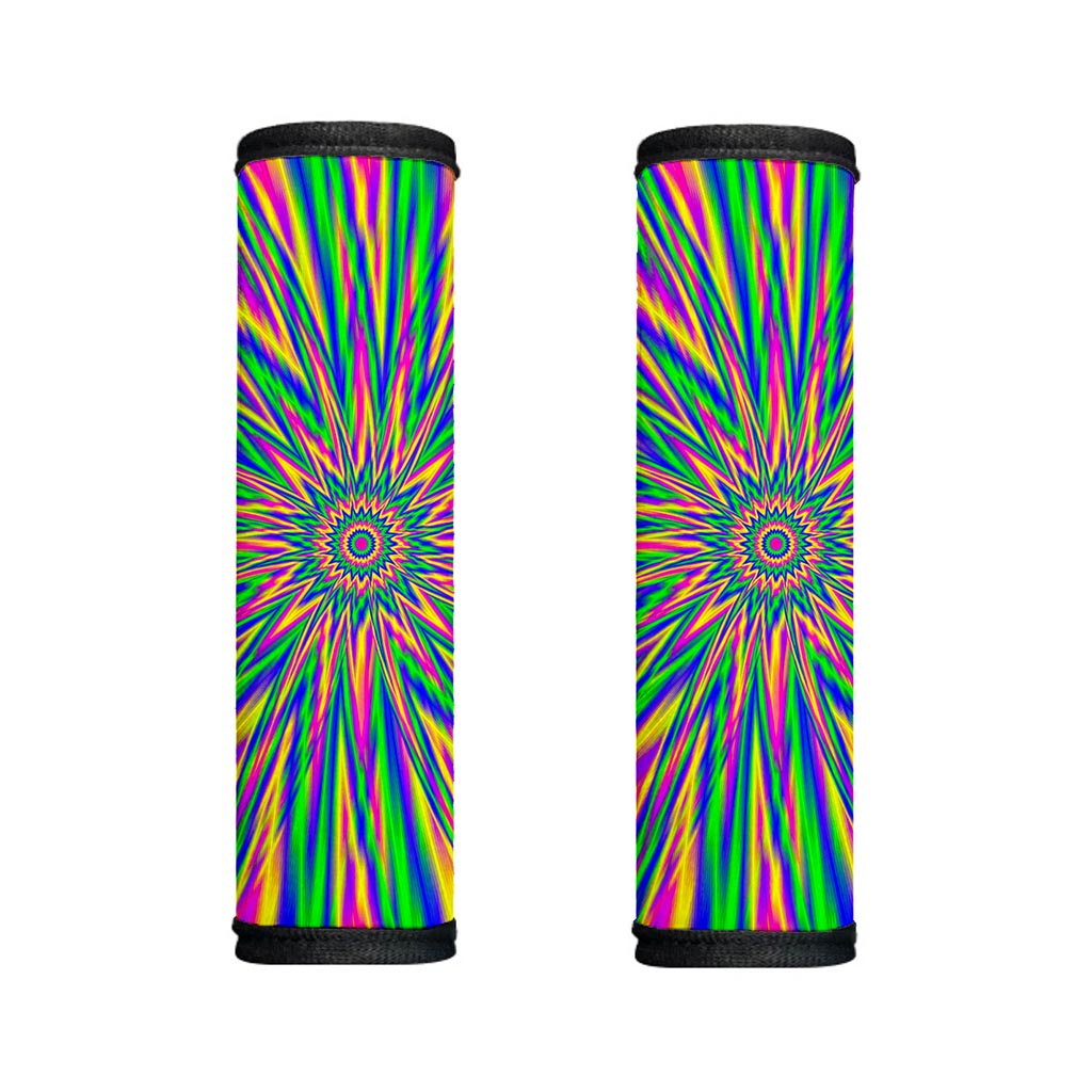 Vibrant Psychedelic Optical Illusion Handle Covers